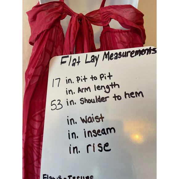 Asha Maxi Sleeveless Pink Floral Beach Cover or Vacation Dress S/M Size Womens - Picture 6 of 7